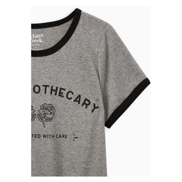 Torrid Gray Schitt’s Creek Rose Apothecary T-Shirt Sz.4 - Picture 3 of 14